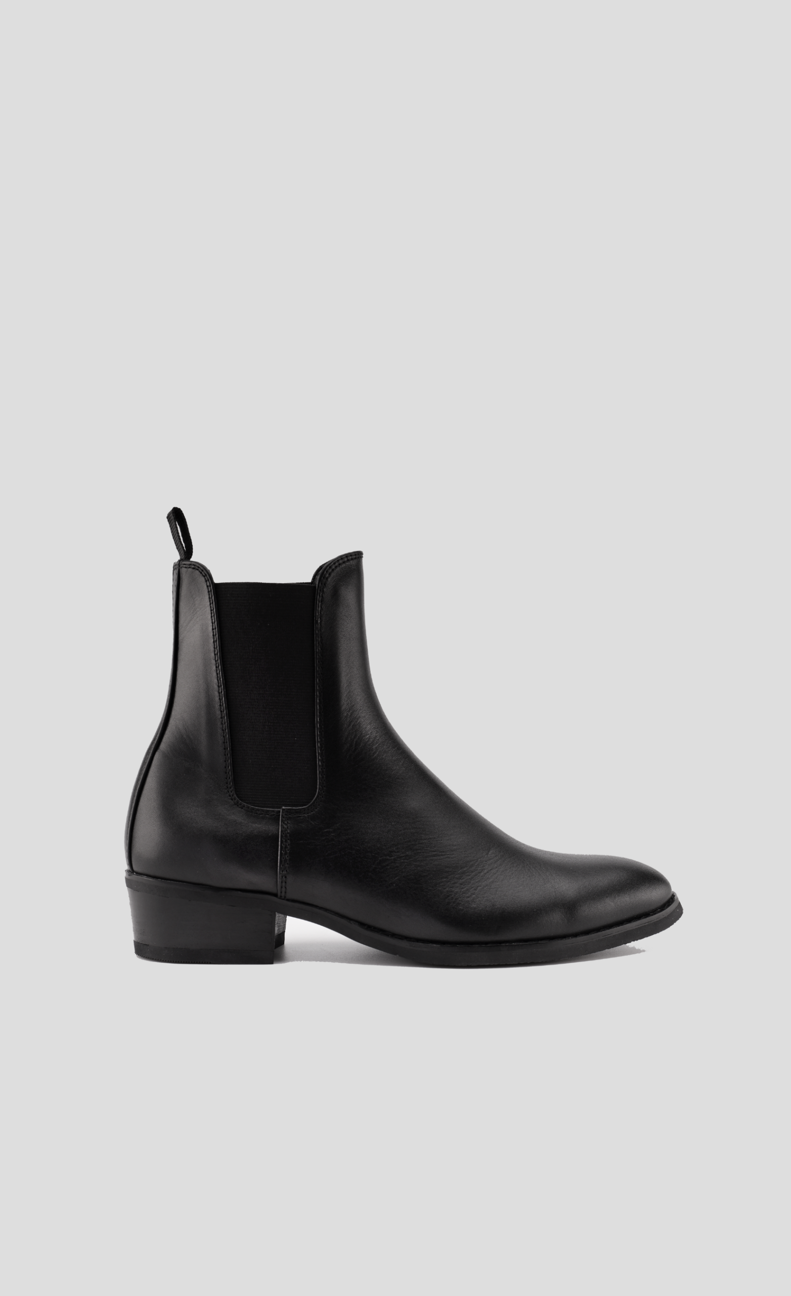 CHELSEA BOOTS BLACK LEATHER SS3 | NEW VERSION
