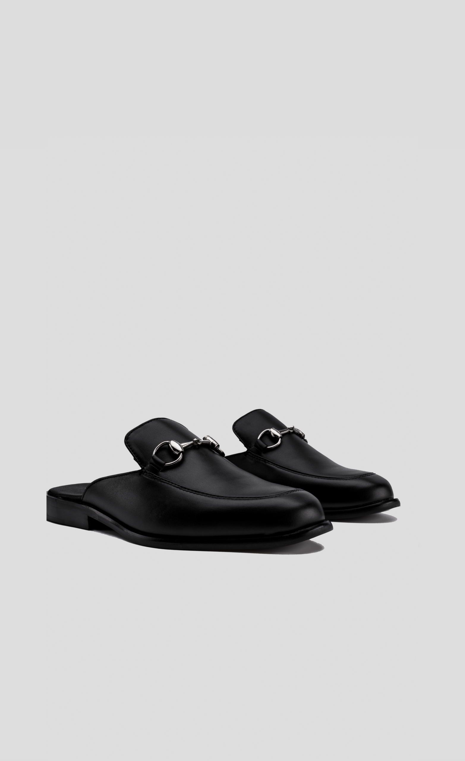 THE CLASSIC MULES BLACK LEATHER | BLACK INSOLE - Ảnh 3