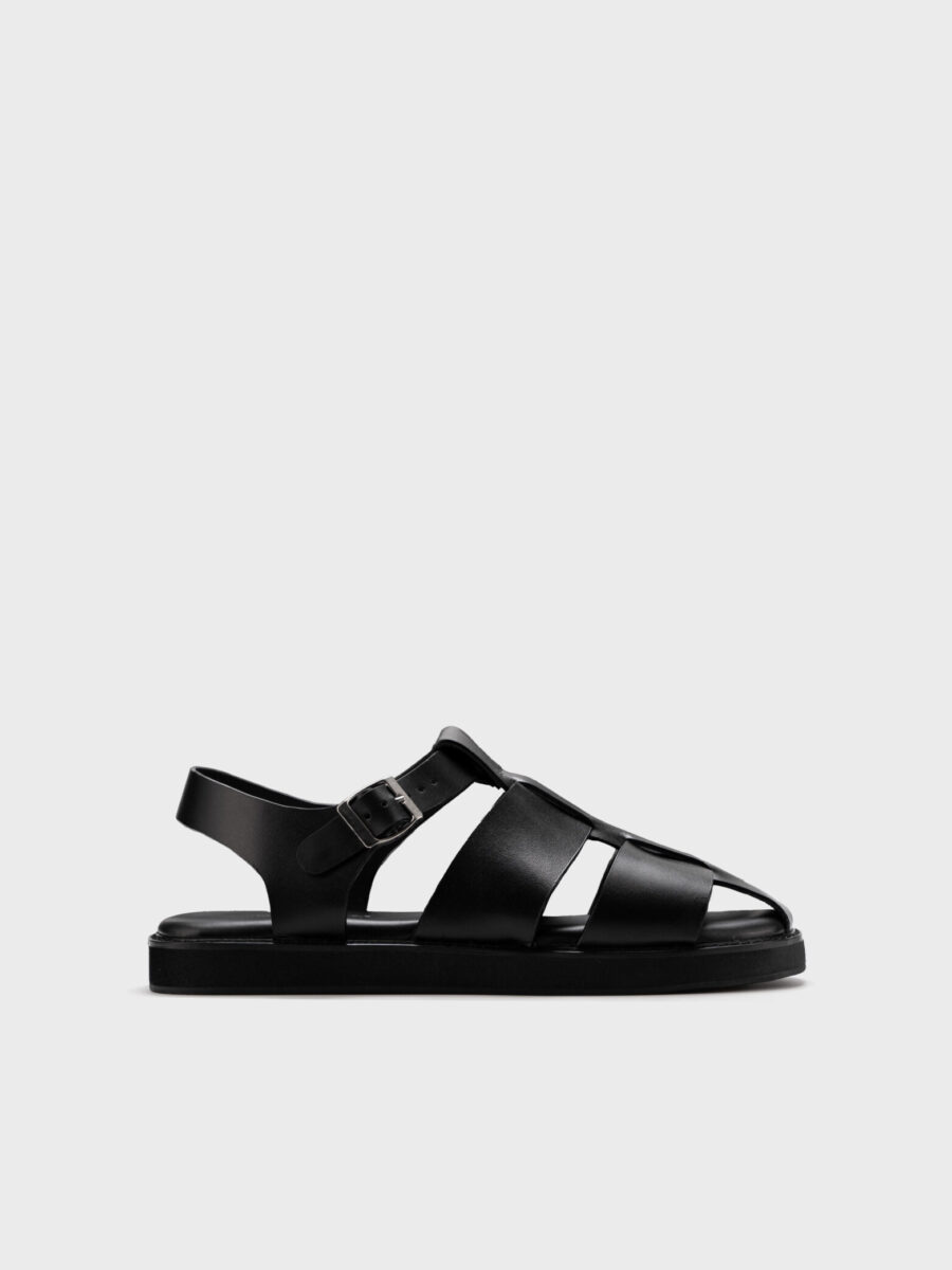 BUCKLE BLACK SANDALS | VERSION 2025