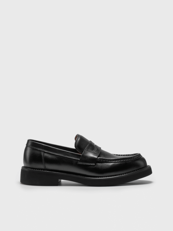 LOAFER VARSITY BLACK LEATHER