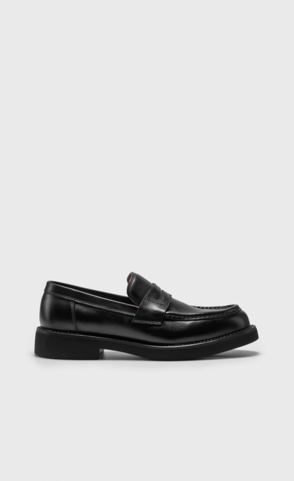 LOAFER VARSITY BLACK LEATHER
