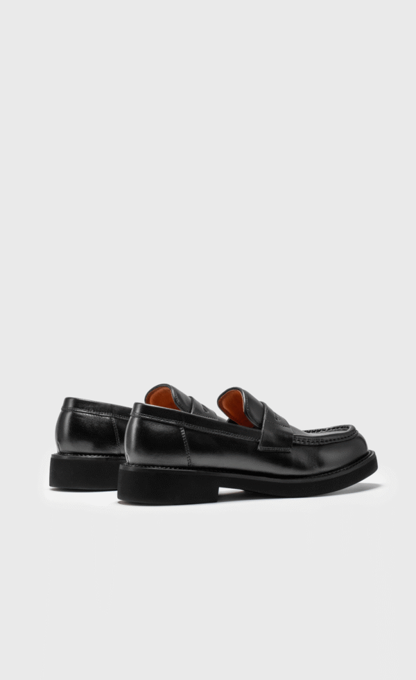 LOAFER VARSITY BLACK LEATHER - Ảnh 2