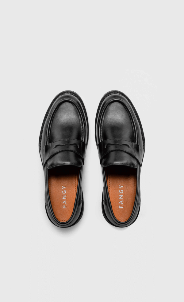 LOAFER VARSITY BLACK LEATHER - Ảnh 4