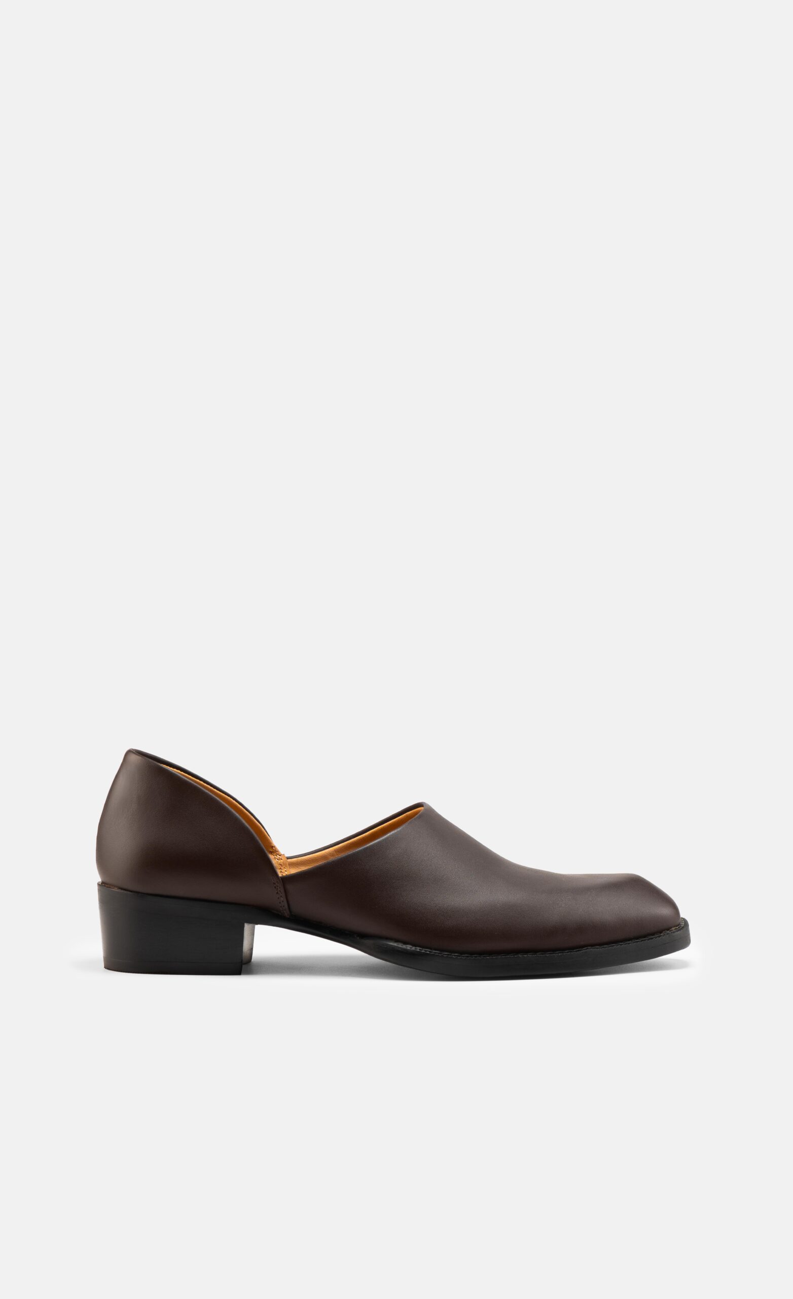LOAFER SHADOW BROWN LEATHER | SQUARE TOE