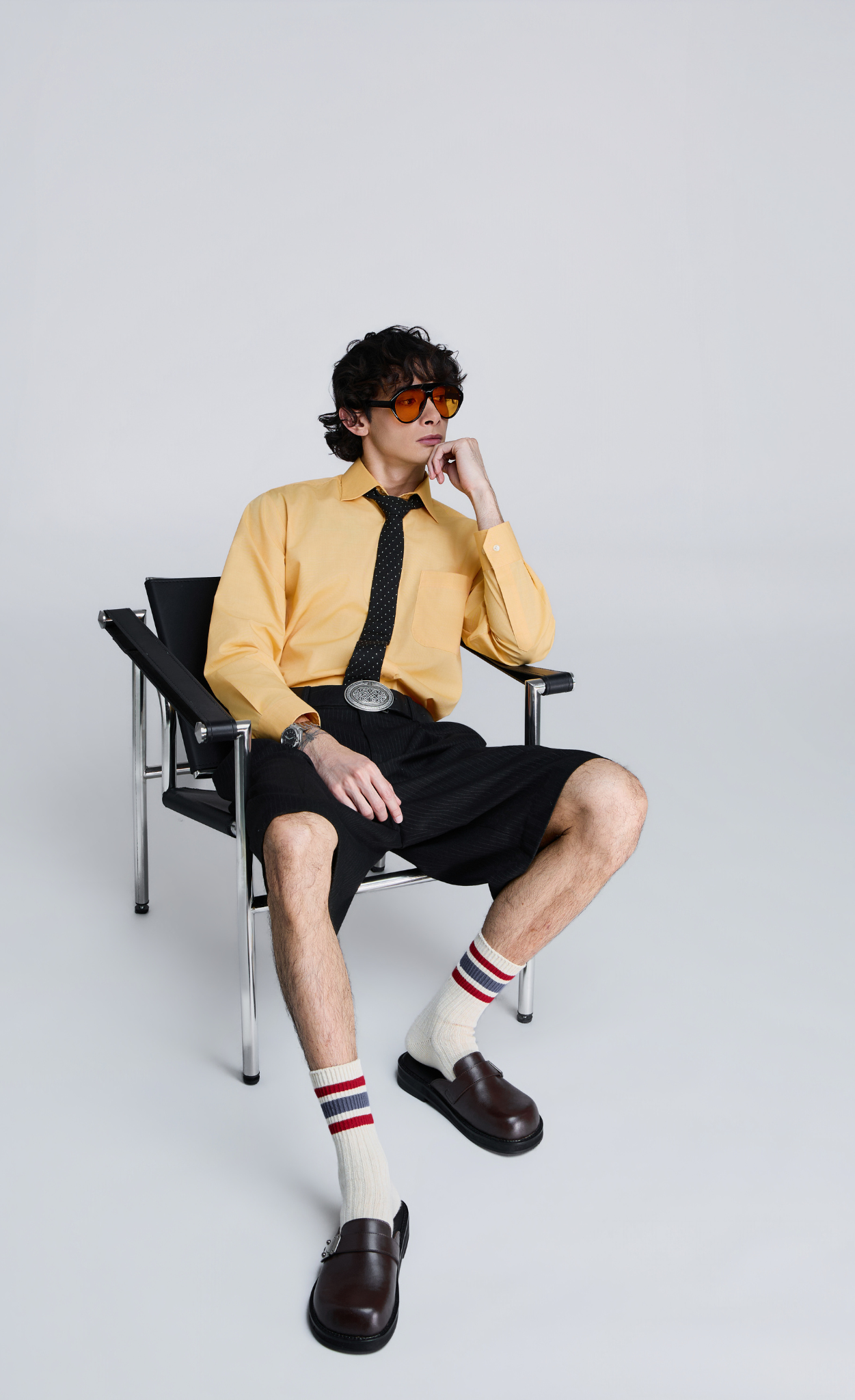 URBAN MULES BROWN LEATHER - Ảnh 9