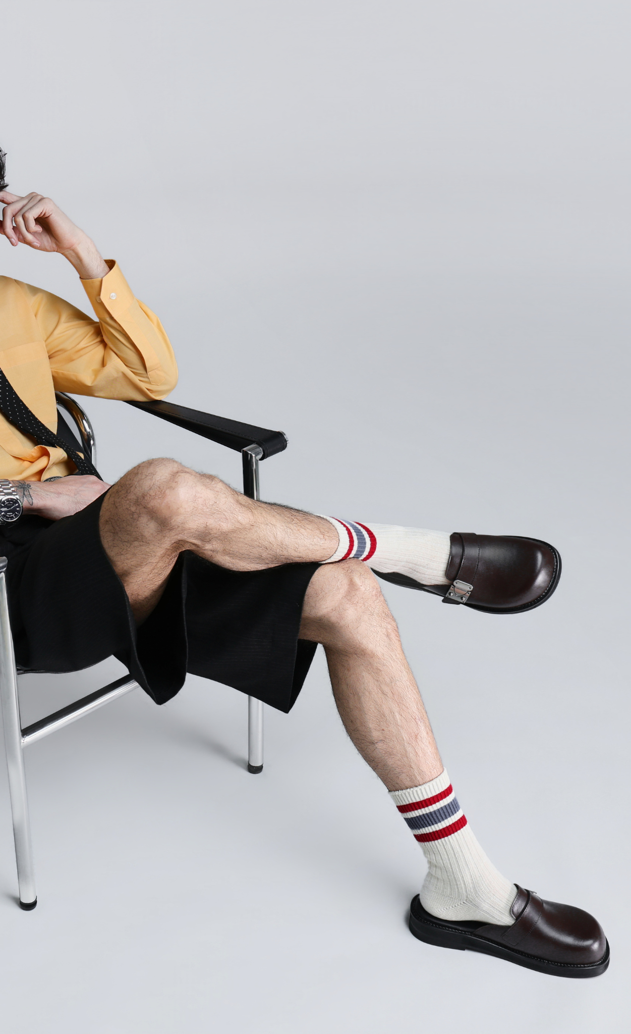 URBAN MULES BROWN LEATHER - Ảnh 8